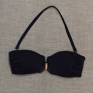 Victoria’s Secret Black & Gold Bathing Suit Top